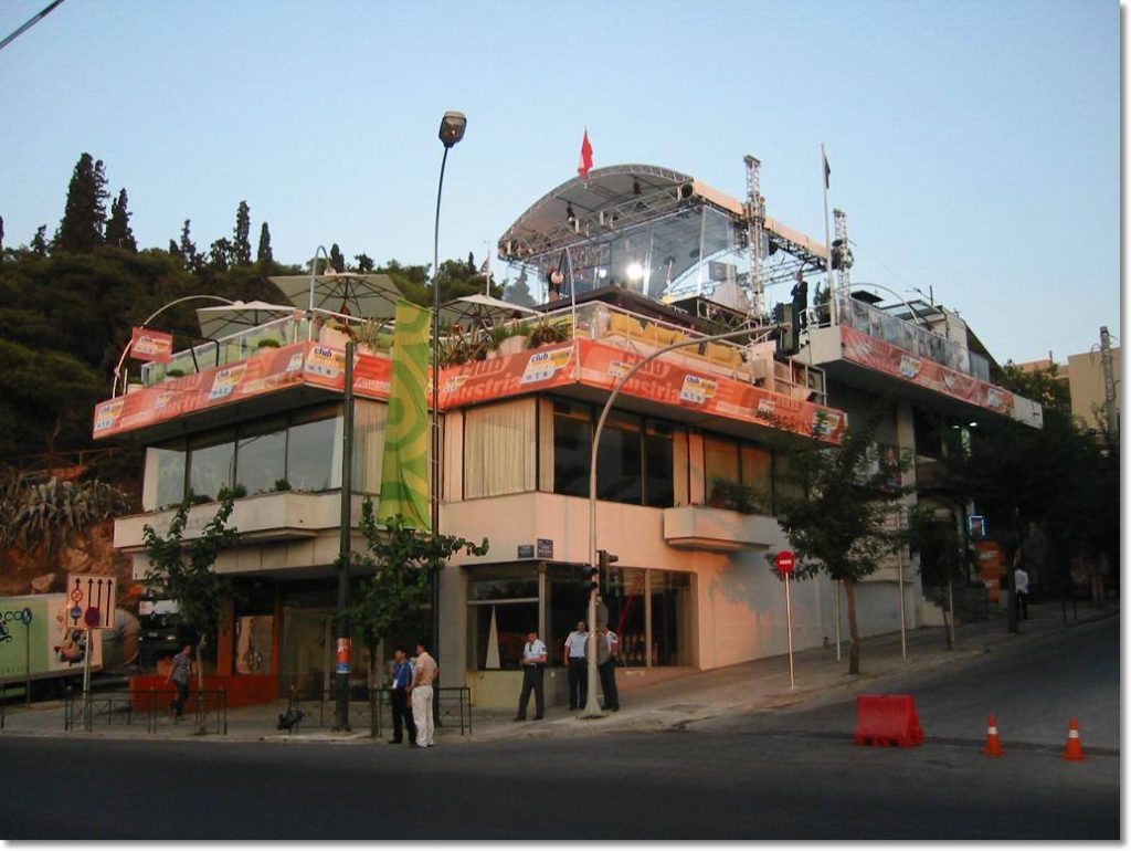 Das ORF Studio bei den Olympischen Spielen in Athen